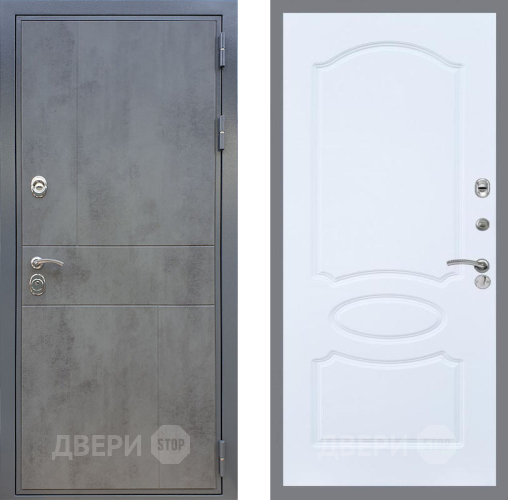 Входная металлическая Дверь Рекс (REX) ФЛ-290 FL-128 Силк Сноу в Электрогорске