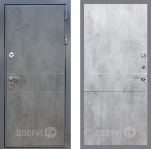 Входная металлическая Дверь Рекс (REX) ФЛ-290 FL-290 Бетон светлый в Электрогорске