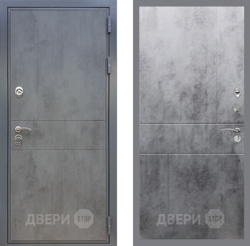 Входная металлическая Дверь Рекс (REX) ФЛ-290 FL-290 Бетон темный в Электрогорске
