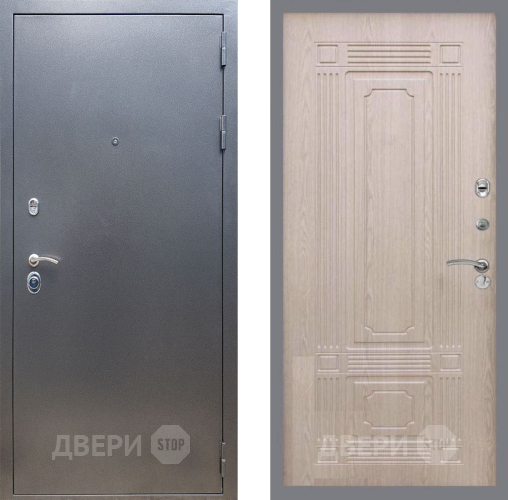 Входная металлическая Дверь Рекс (REX) 11 FL-2 Беленый дуб в Электрогорске