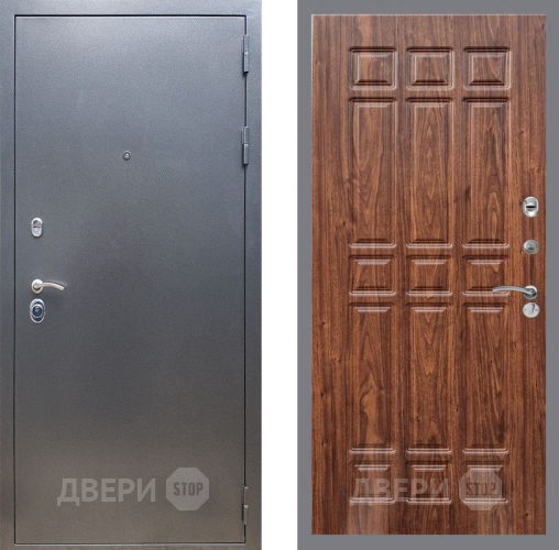 Входная металлическая Дверь Рекс (REX) 11 FL-33 орех тисненый в Электрогорске