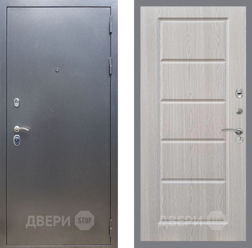 Входная металлическая Дверь Рекс (REX) 11 FL-39 Беленый дуб в Электрогорске