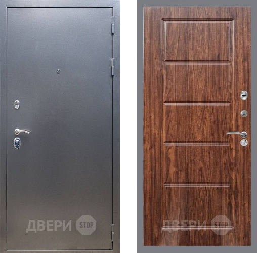 Входная металлическая Дверь Рекс (REX) 11 FL-39 орех тисненый в Электрогорске