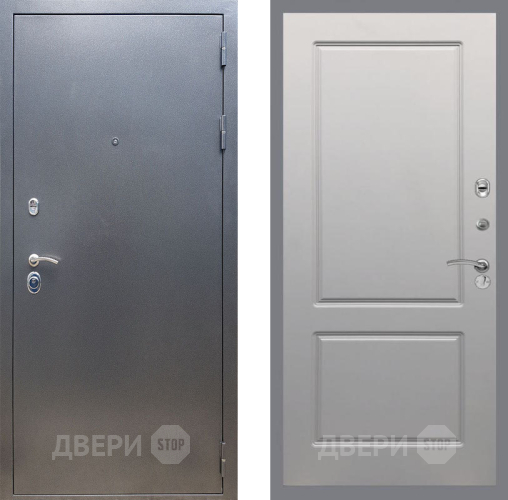Входная металлическая Дверь Рекс (REX) 11 FL-117 Грей софт в Электрогорске