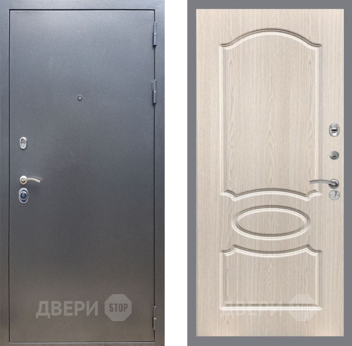 Входная металлическая Дверь Рекс (REX) 11 FL-128 Беленый дуб в Электрогорске