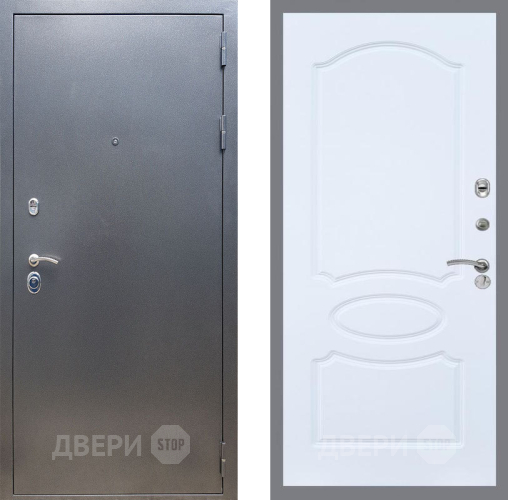 Входная металлическая Дверь Рекс (REX) 11 FL-128 Силк Сноу в Электрогорске