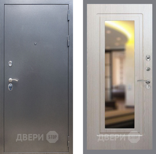Входная металлическая Дверь Рекс (REX) 11 FLZ-120 Беленый дуб в Электрогорске