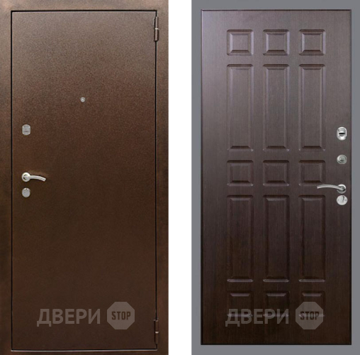 Входная металлическая Дверь Рекс (REX) 1А Медный Антик FL-33 Венге в Электрогорске