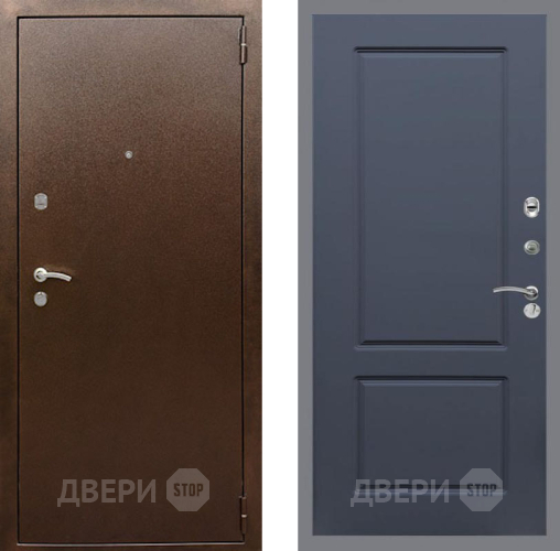 Входная металлическая Дверь Рекс (REX) 1А Медный Антик FL-117 Силк титан в Электрогорске