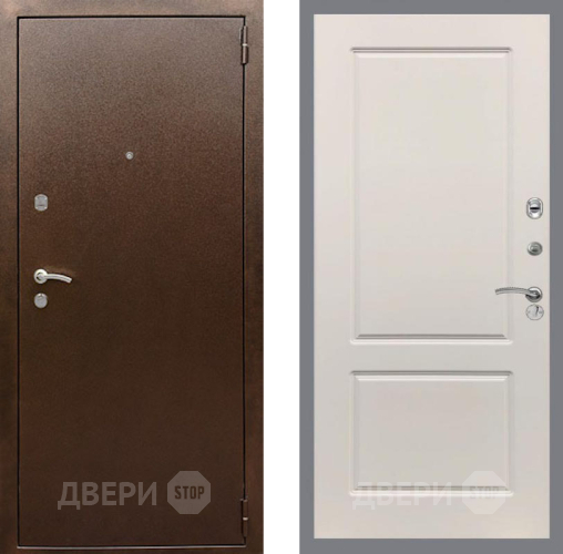 Входная металлическая Дверь Рекс (REX) 1А Медный Антик FL-117 Шампань в Электрогорске