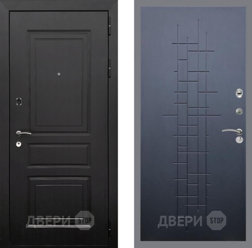 Входная металлическая Дверь Рекс (REX) 6 Венге FL-289 Ясень черный в Электрогорске
