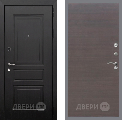 Входная металлическая Дверь Рекс (REX) 6 Венге GL венге поперечный в Электрогорске
