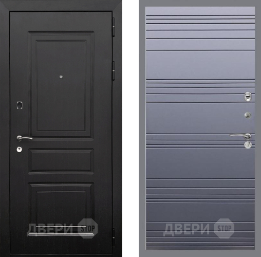 Входная металлическая Дверь Рекс (REX) 6 Венге Line Силк титан в Электрогорске