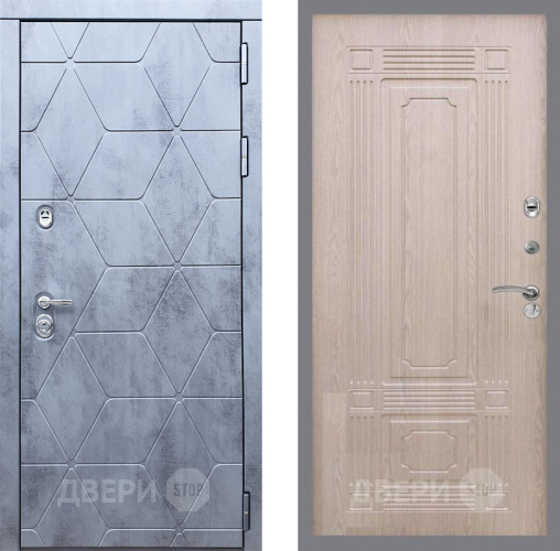 Входная металлическая Дверь Рекс (REX) 28 FL-2 Беленый дуб в Электрогорске