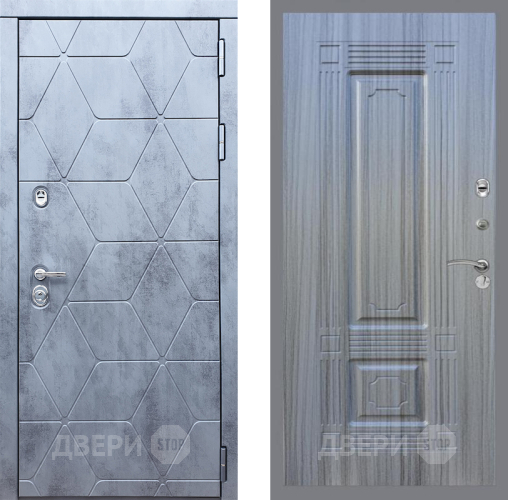 Входная металлическая Дверь Рекс (REX) 28 FL-2 Сандал грей в Электрогорске