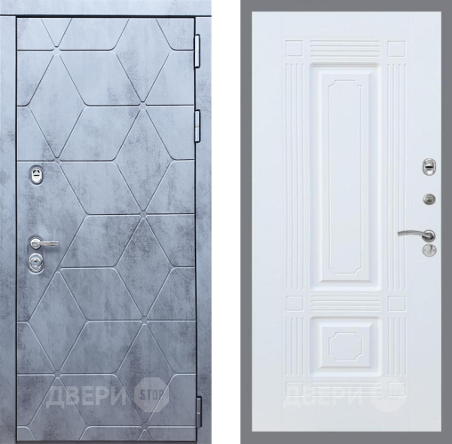 Входная металлическая Дверь Рекс (REX) 28 FL-2 Силк Сноу в Электрогорске