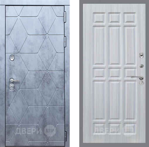 Входная металлическая Дверь Рекс (REX) 28 FL-33 Сандал белый в Электрогорске