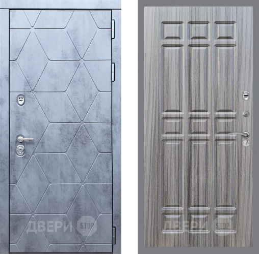 Входная металлическая Дверь Рекс (REX) 28 FL-33 Сандал грей в Электрогорске