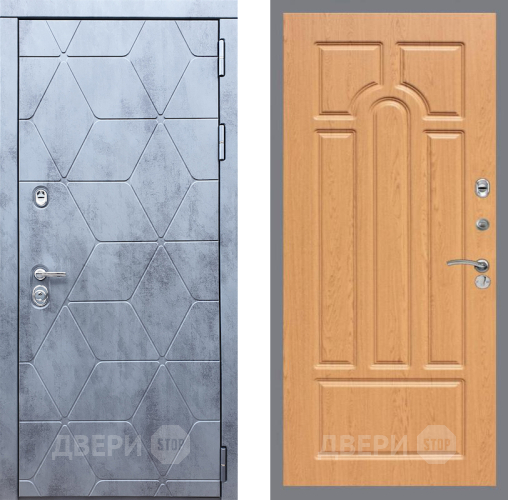 Входная металлическая Дверь Рекс (REX) 28 FL-58 Дуб в Электрогорске