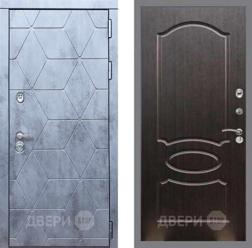 Входная металлическая Дверь Рекс (REX) 28 FL-128 Венге светлый в Электрогорске