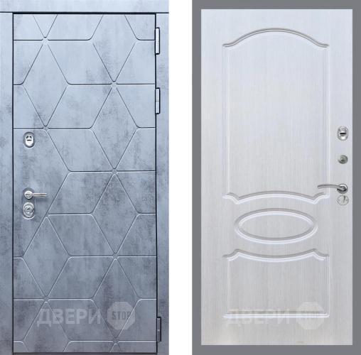 Входная металлическая Дверь Рекс (REX) 28 FL-128 Лиственница беж в Электрогорске