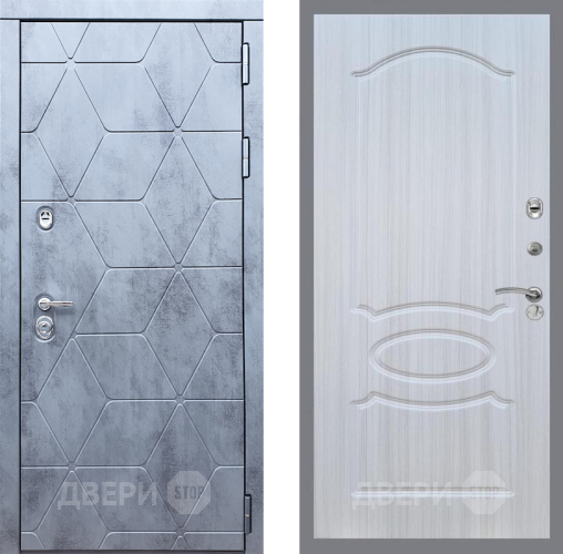 Входная металлическая Дверь Рекс (REX) 28 FL-128 Сандал белый в Электрогорске