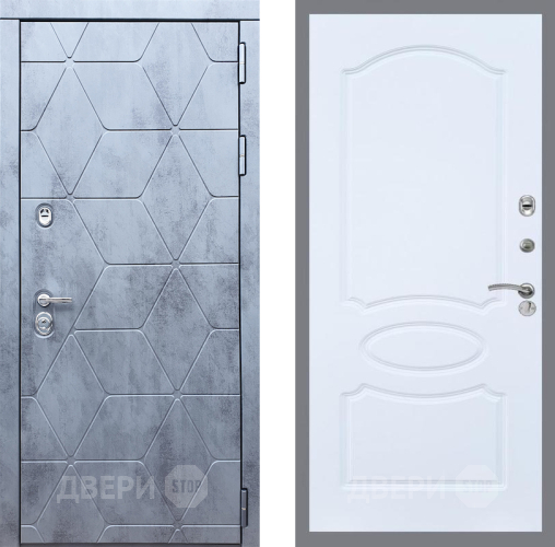 Входная металлическая Дверь Рекс (REX) 28 FL-128 Силк Сноу в Электрогорске