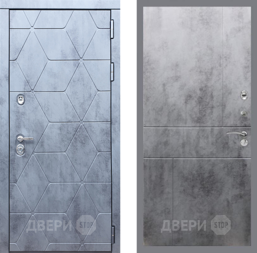Входная металлическая Дверь Рекс (REX) 28 FL-290 Бетон темный в Электрогорске