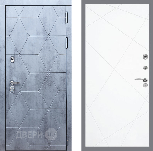 Входная металлическая Дверь Рекс (REX) 28 FL-291 Силк Сноу в Электрогорске
