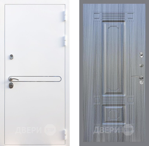 Входная металлическая Дверь Рекс (REX) 27 FL-2 Сандал грей в Электрогорске