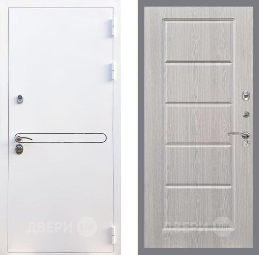 Входная металлическая Дверь Рекс (REX) 27 FL-39 Беленый дуб в Электрогорске