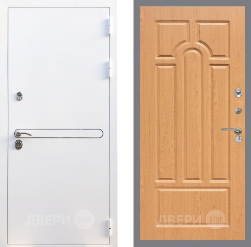 Входная металлическая Дверь Рекс (REX) 27 FL-58 Дуб в Электрогорске