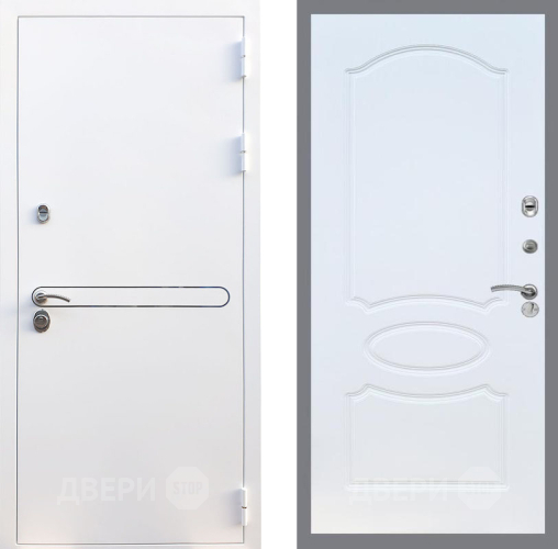 Дверь Рекс (REX) 27 FL-128 Белый ясень в Электрогорске