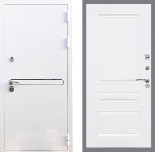 Входная металлическая Дверь Рекс (REX) 27 FL-243 Силк Сноу в Электрогорске