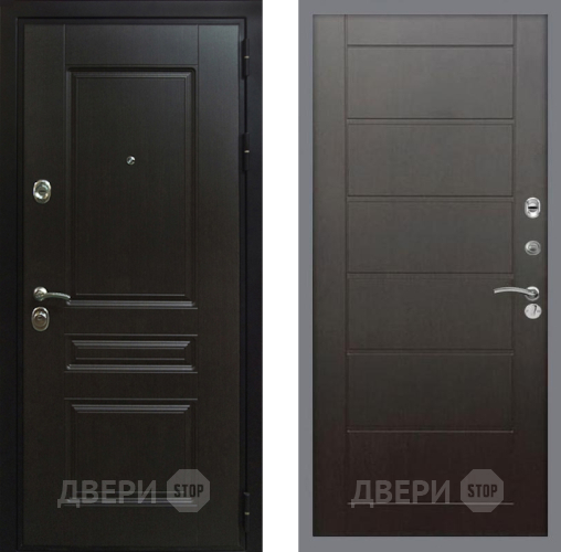 Входная металлическая Дверь Рекс (REX) Премиум-Н Сити Венге в Электрогорске
