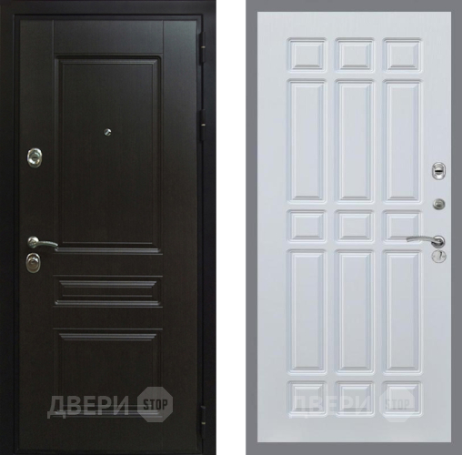 Дверь Рекс (REX) Премиум-Н FL-33 Белый ясень в Электрогорске
