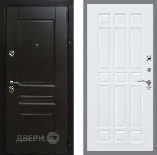 Входная металлическая Дверь Рекс (REX) Премиум-Н FL-33 Силк Сноу в Электрогорске