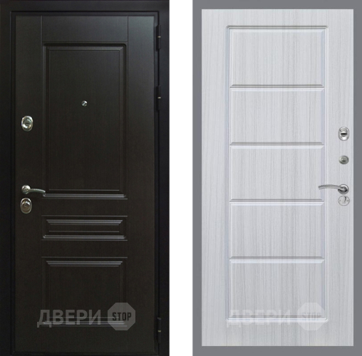 Входная металлическая Дверь Рекс (REX) Премиум-Н FL-39 Сандал белый в Электрогорске
