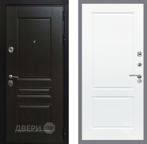 Входная металлическая Дверь Рекс (REX) Премиум-Н FL-117 Силк Сноу в Электрогорске