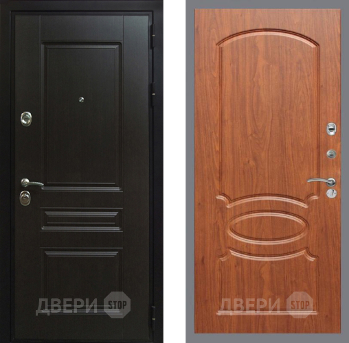 Входная металлическая Дверь Рекс (REX) Премиум-Н FL-128 Морёная берёза в Электрогорске