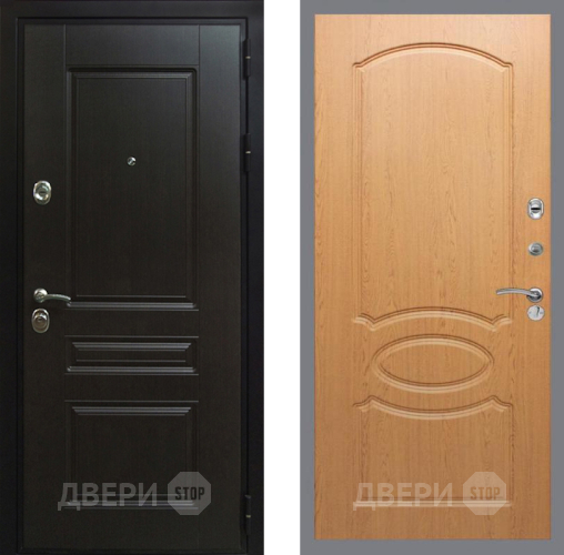 Входная металлическая Дверь Рекс (REX) Премиум-Н FL-128 Дуб в Электрогорске