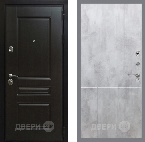 Входная металлическая Дверь Рекс (REX) Премиум-Н FL-290 Бетон светлый в Электрогорске