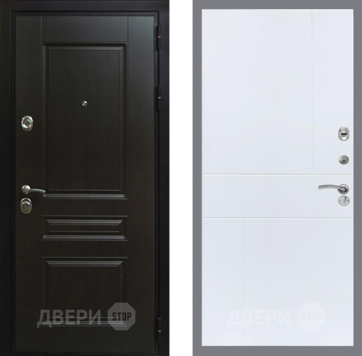 Входная металлическая Дверь Рекс (REX) Премиум-Н FL-290 Силк Сноу в Электрогорске