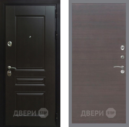 Дверь Рекс (REX) Премиум-Н GL венге поперечный в Электрогорске