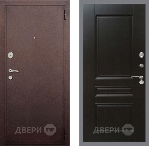 Входная металлическая Дверь Рекс (REX) 2 Медный Антик FL-243 Венге в Электрогорске