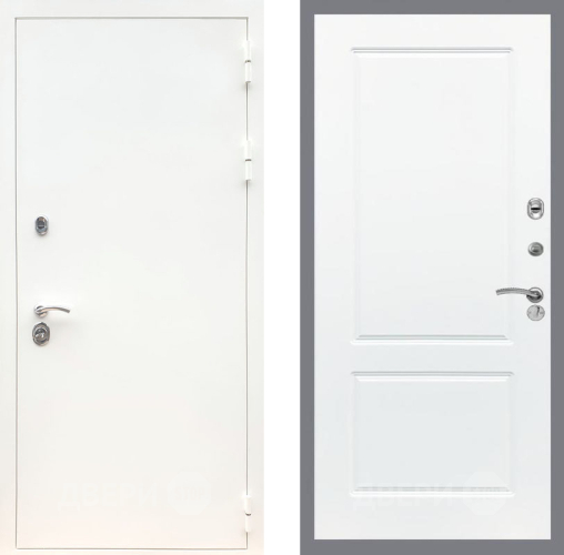 Дверь Рекс (REX) 5 Белая Шагрень FL-117 Силк Сноу в Электрогорске