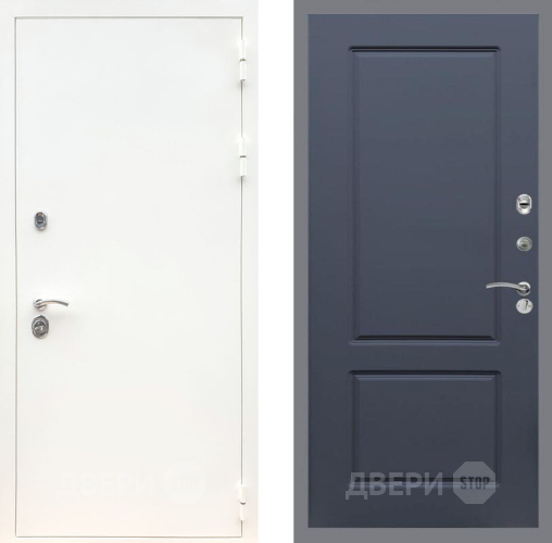 Входная металлическая Дверь Рекс (REX) 5 Белая Шагрень FL-117 Силк титан в Электрогорске