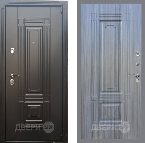 Входная металлическая Дверь Рекс (REX) 9 FL-2 Сандал грей в Электрогорске