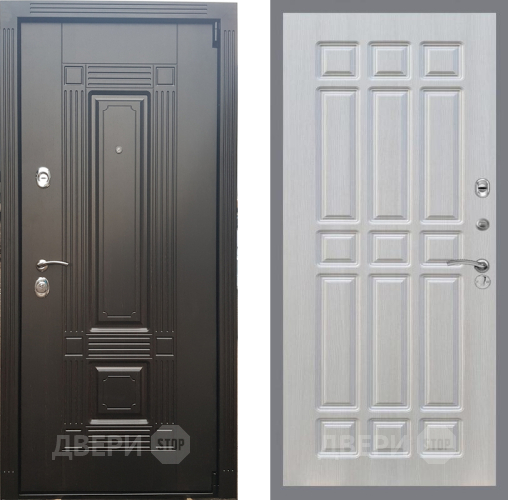 Входная металлическая Дверь Рекс (REX) 9 FL-33 Лиственница беж в Электрогорске