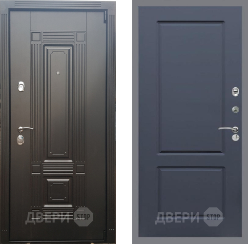Входная металлическая Дверь Рекс (REX) 9 FL-117 Силк титан в Электрогорске
